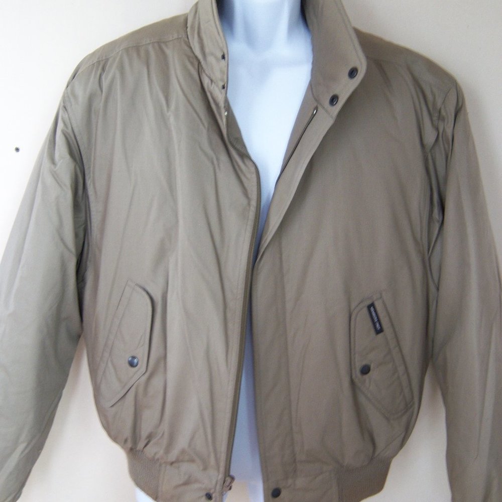 VINTAGE MEMBERS ONLY BOMBER JACKET w/ removable lining Men's 44 NEVER WORN